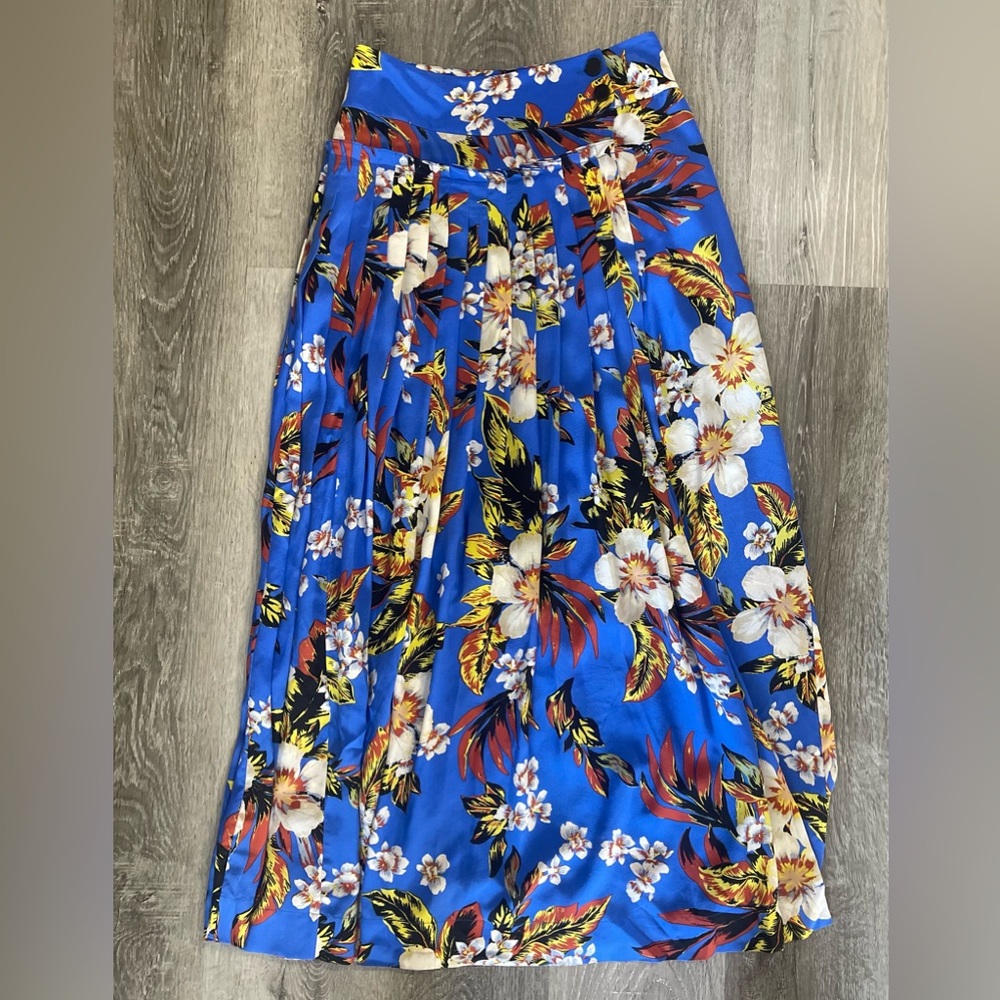 Diane Von Furstenburg floral Midi skirt